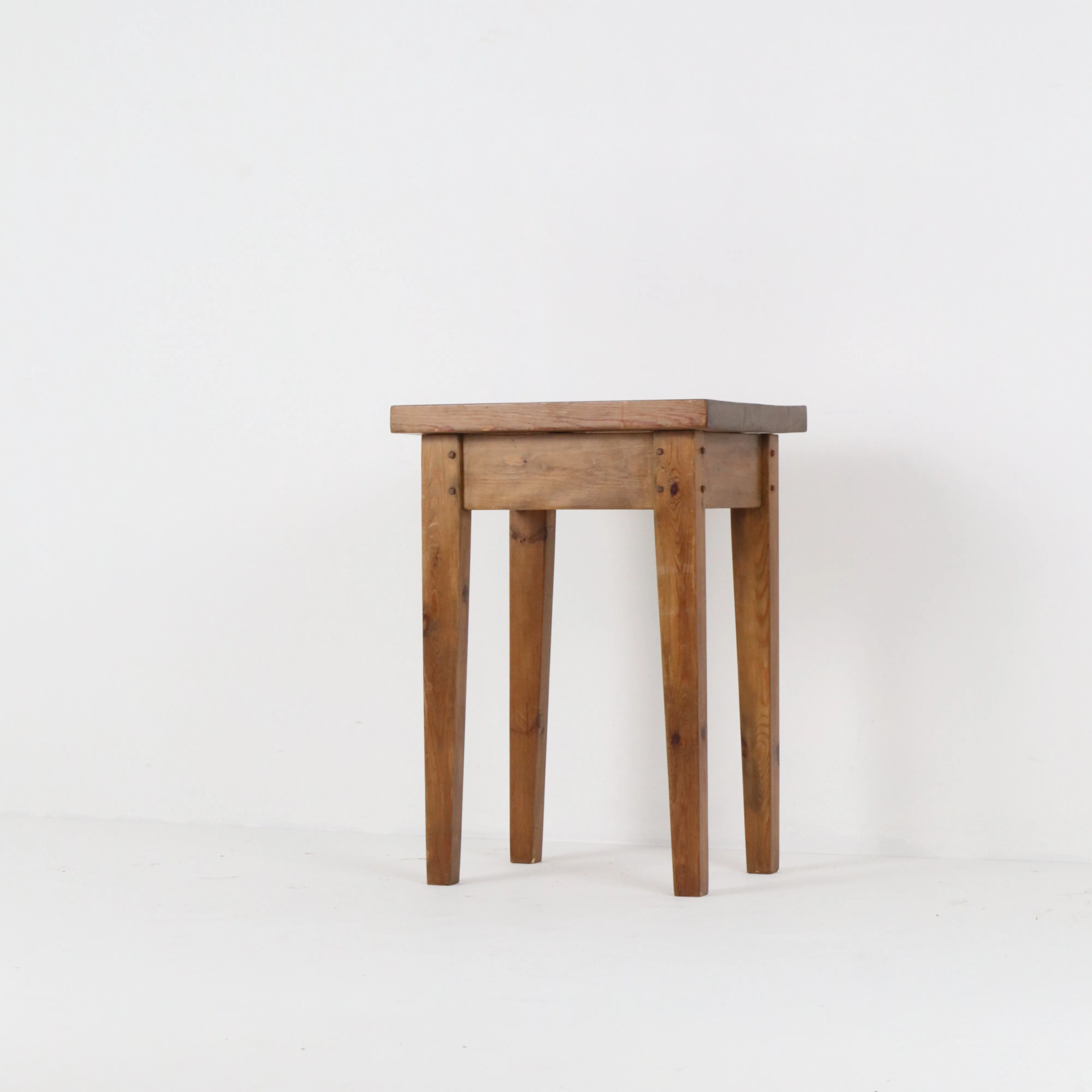 Antique English Pine Side Table c1900