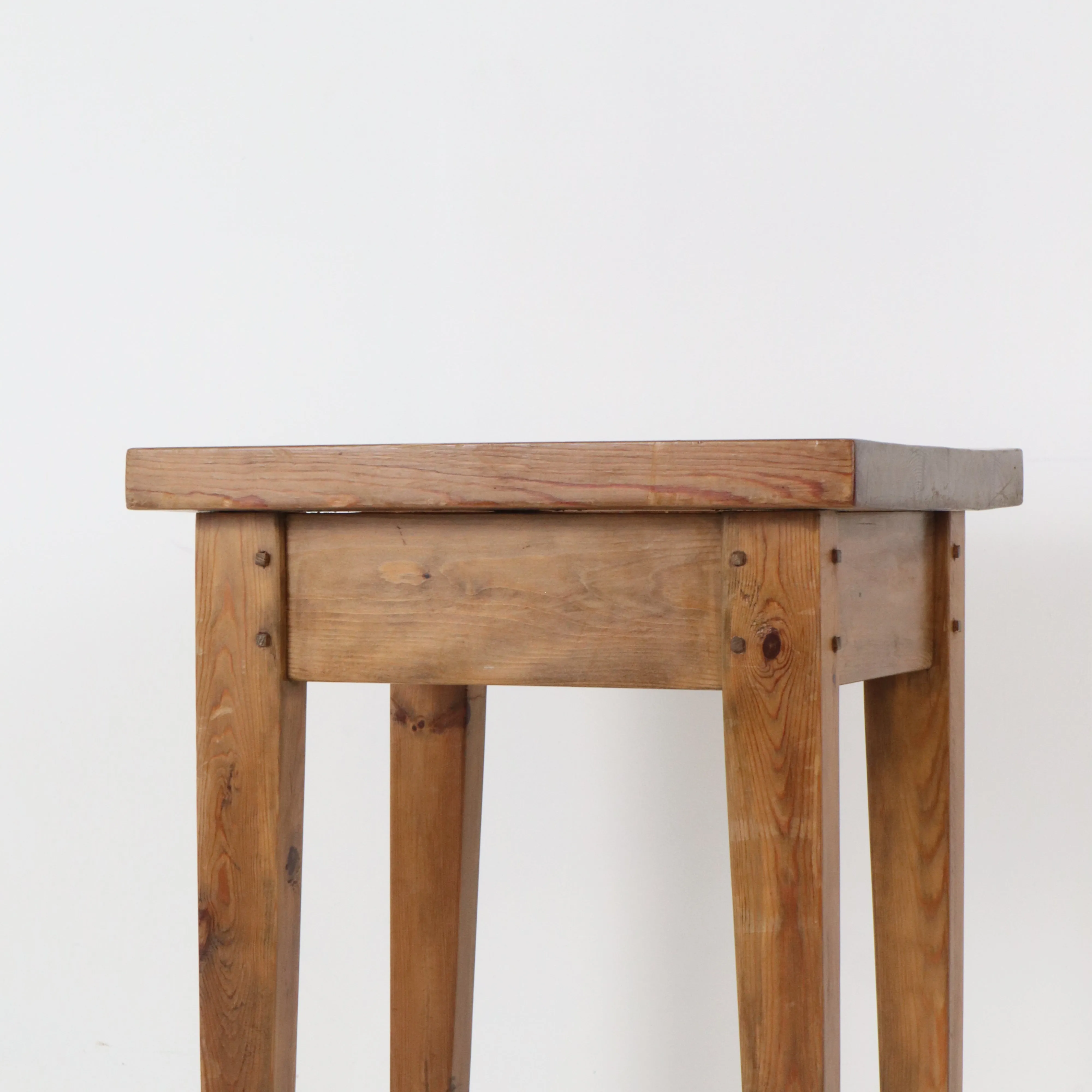 Antique English Pine Side Table c1900