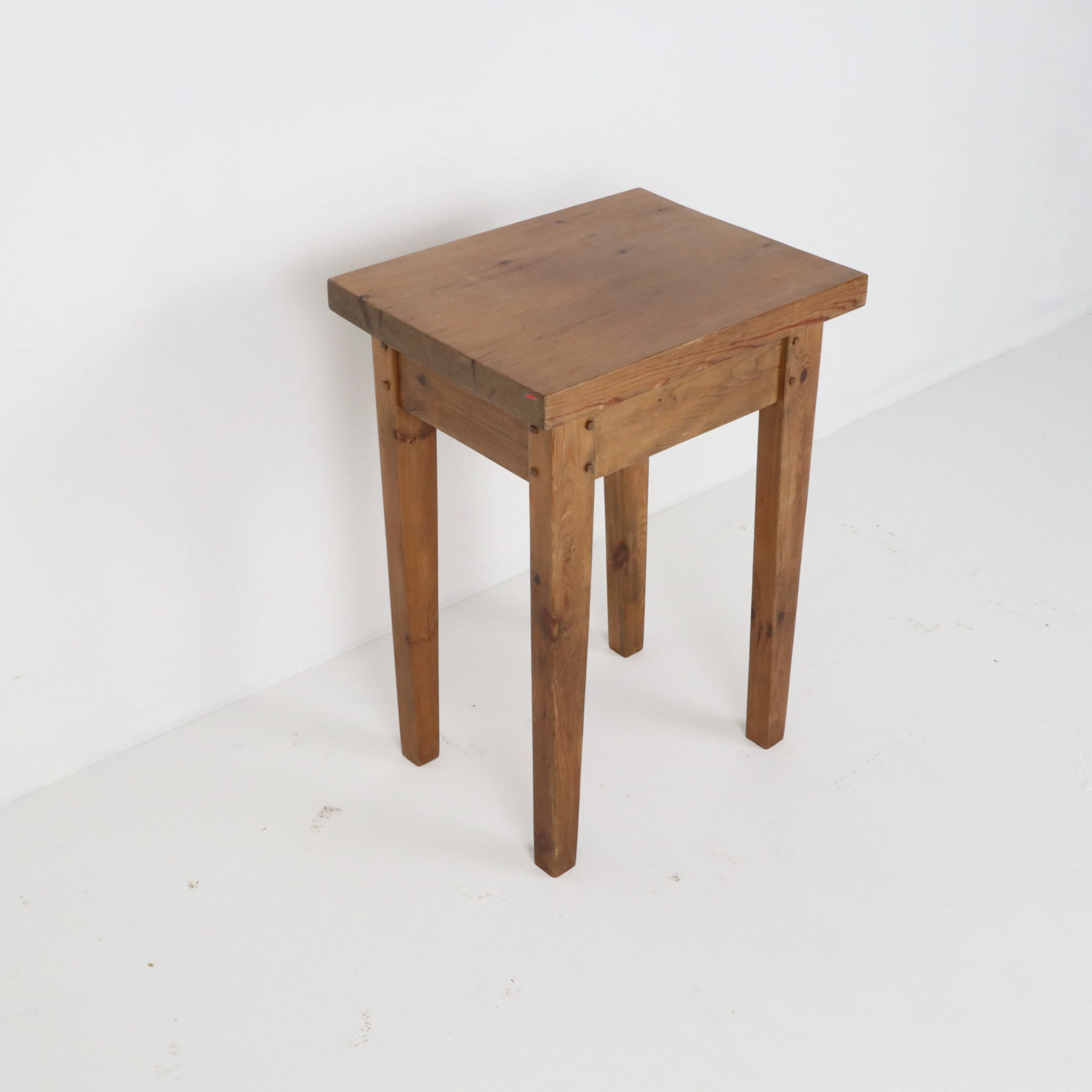 Antique English Pine Side Table c1900