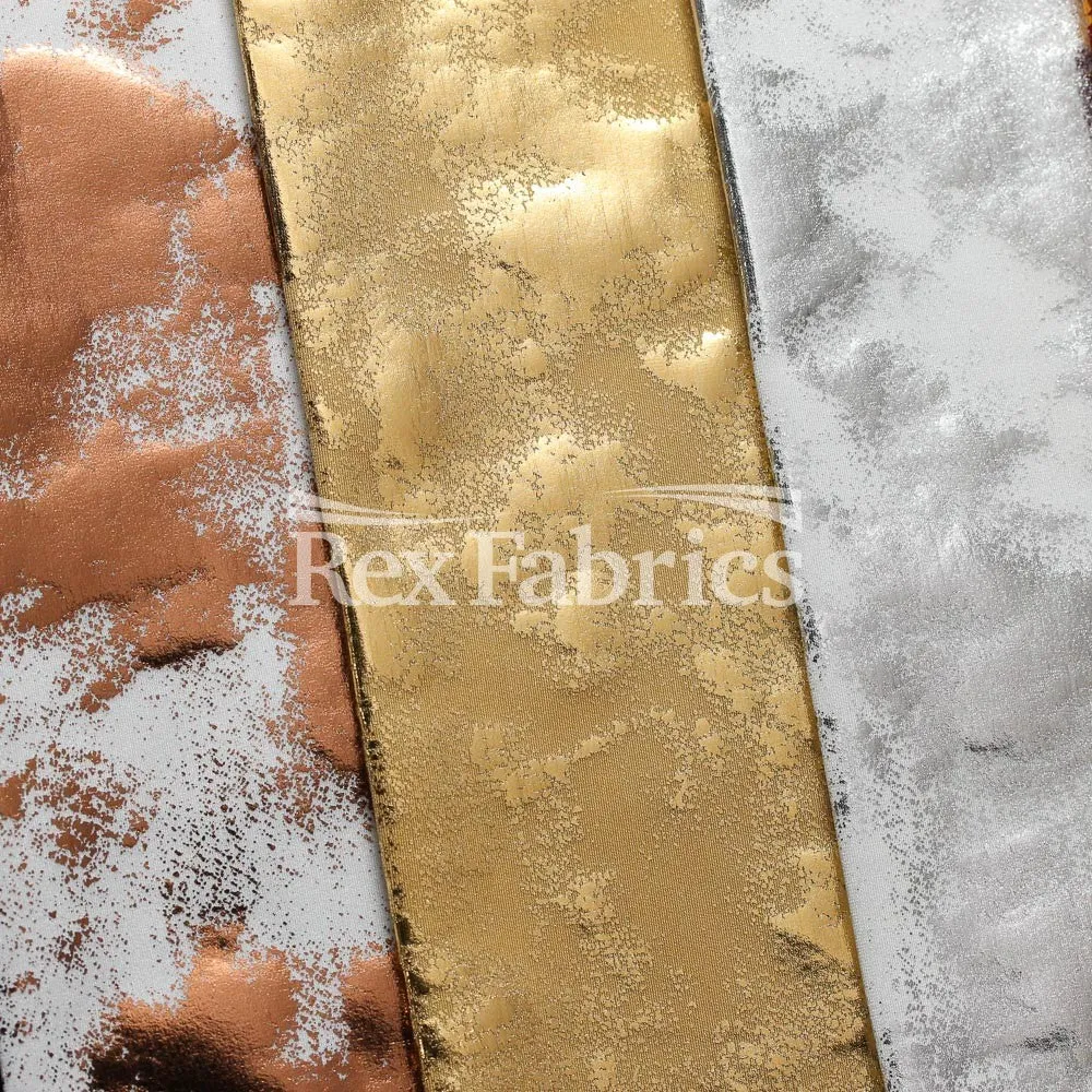 Antique Foil / Nylon Spandex Hologram