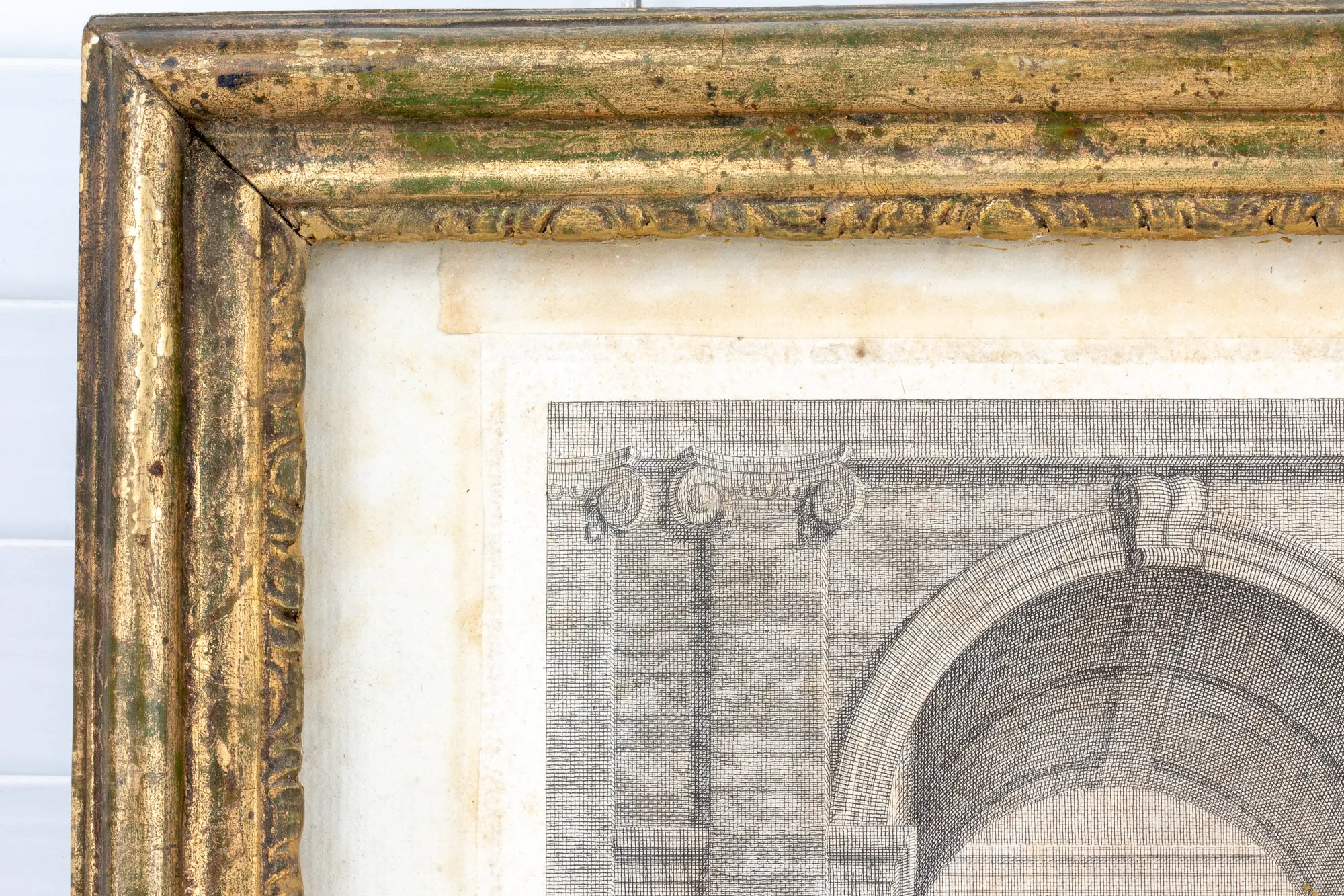 Antique Framed Religious Etching found in France