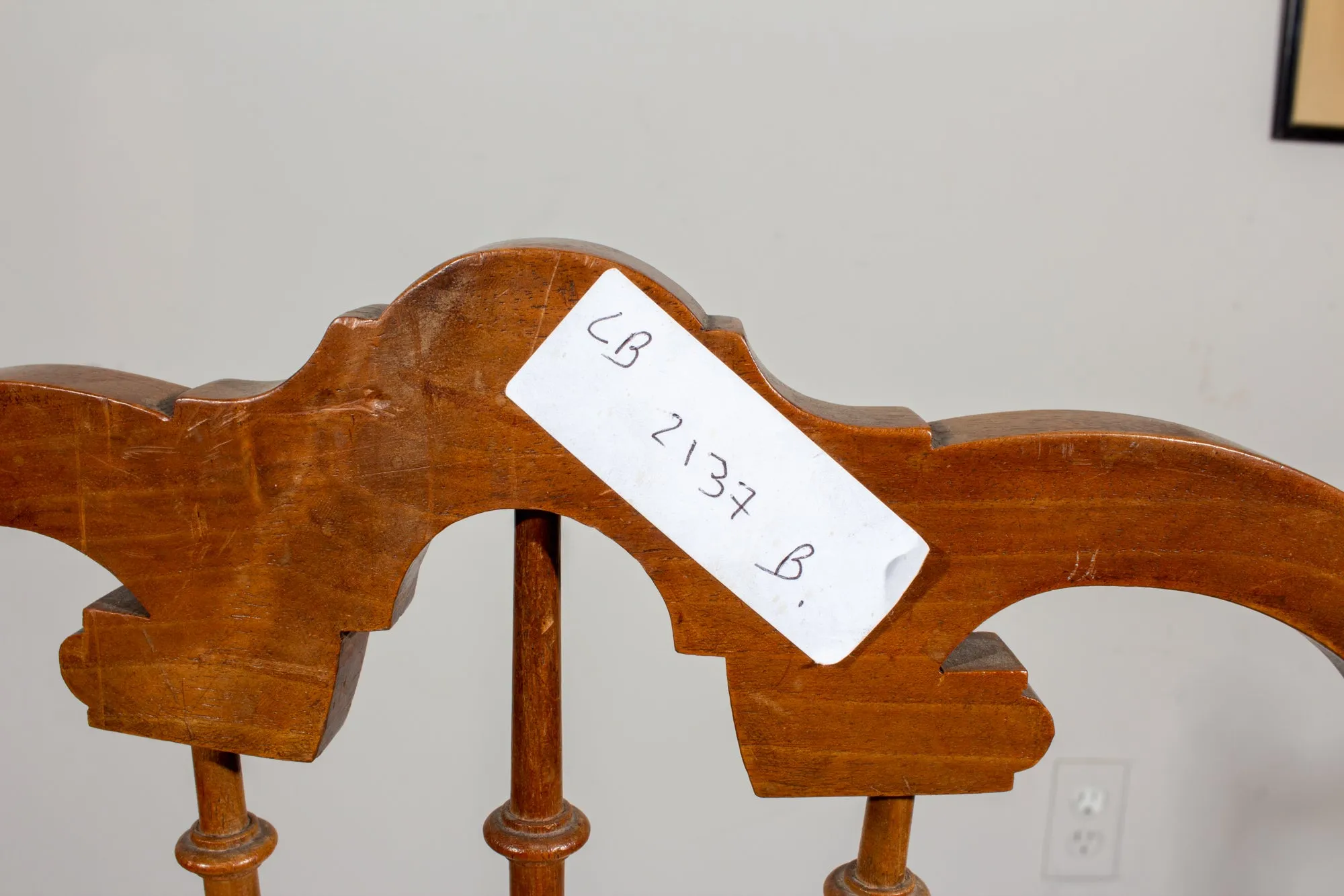 Antique French Carved Wood Dining Chair | Pair Available