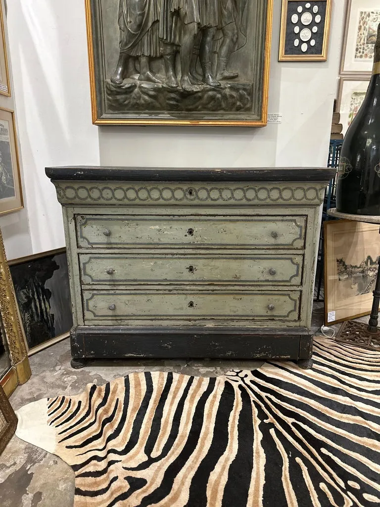 Antique French Painted Commode