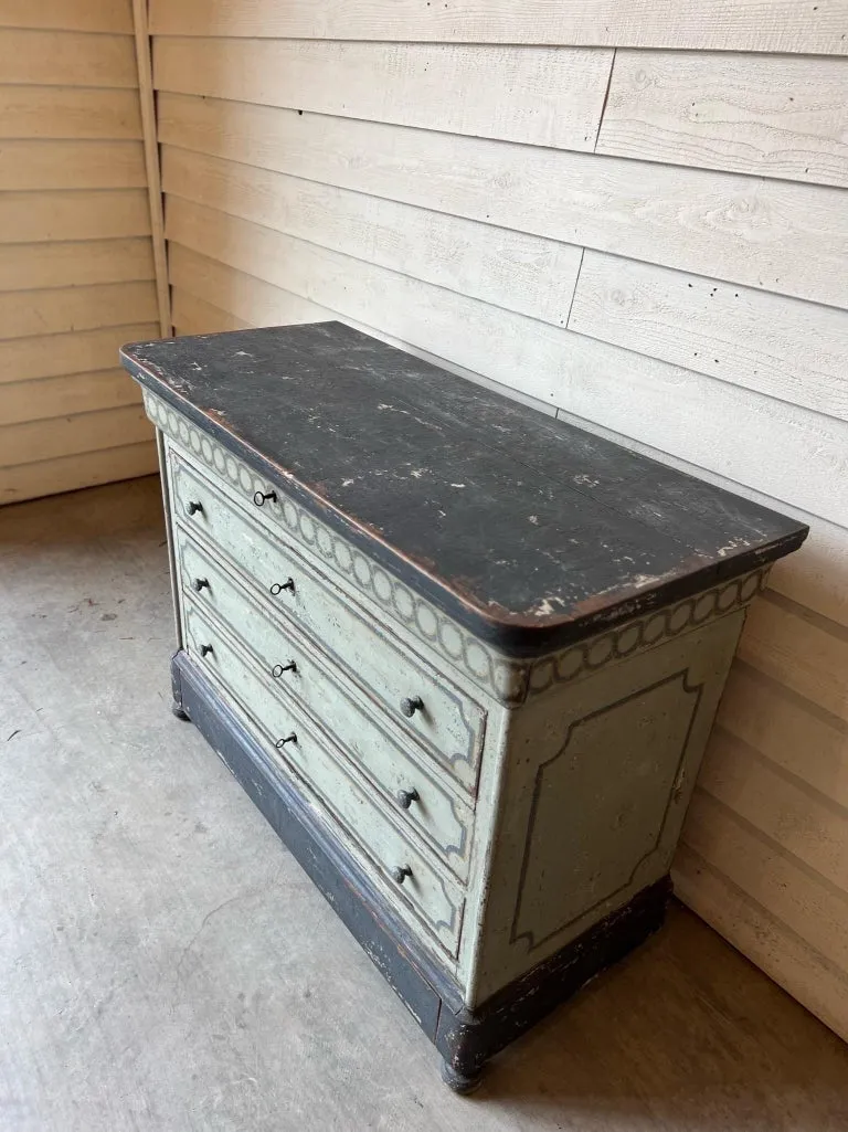 Antique French Painted Commode