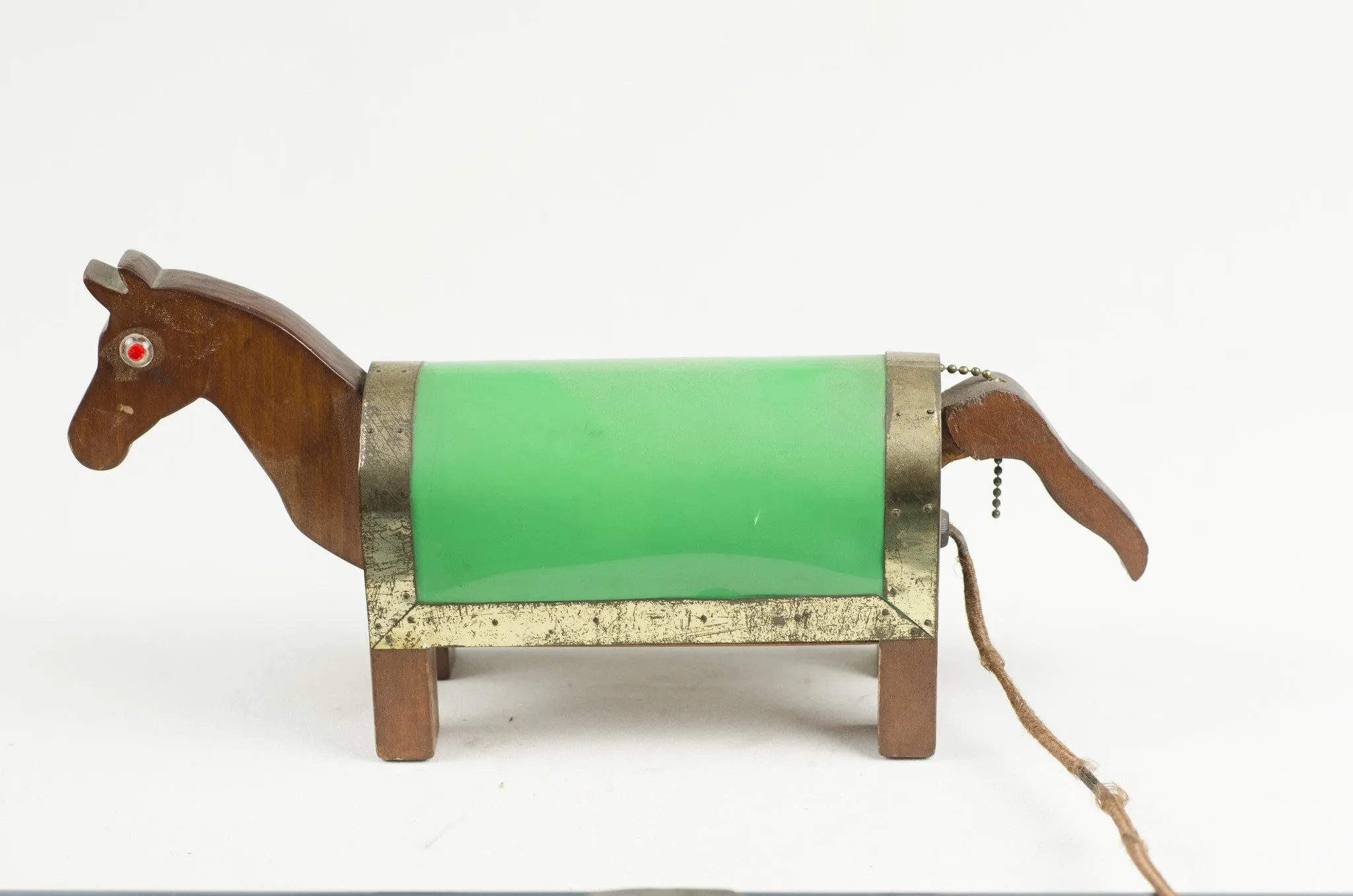 Antique Horse Lamp