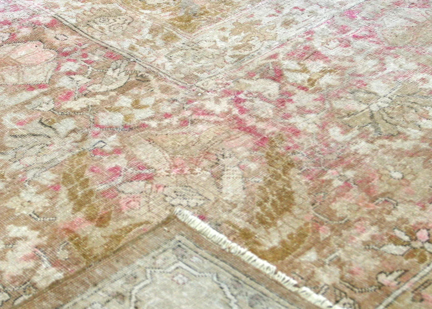 Antique Indian Agra Rug - 13'1" x 15'9"
