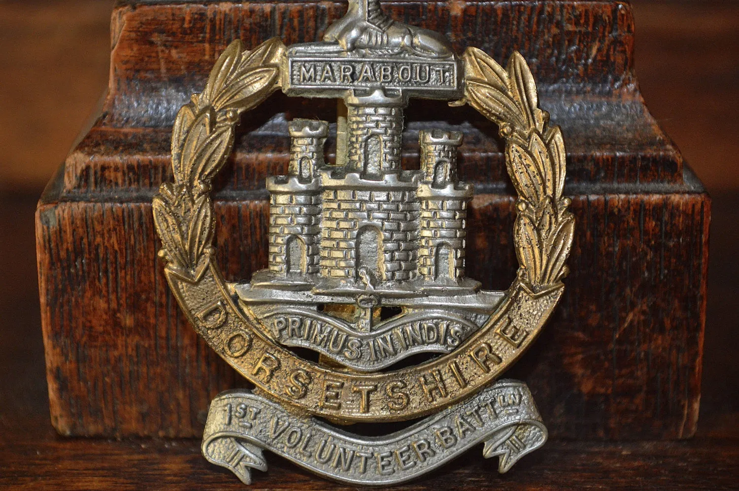 Antique Military Badge English Dorsetshire Regiment First Volunteer Battalion