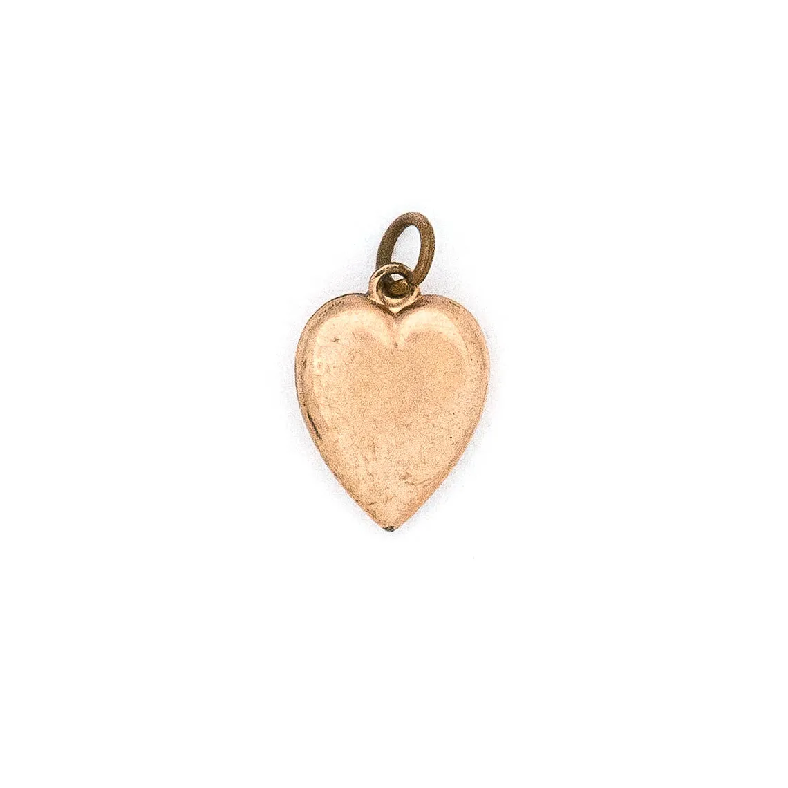 Antique Pearl Heart Charm