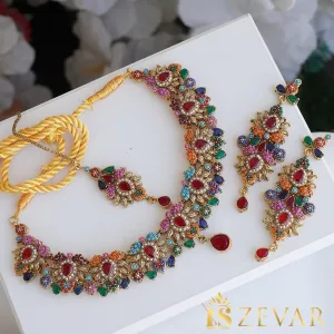 Antique Tone Necklace Set
