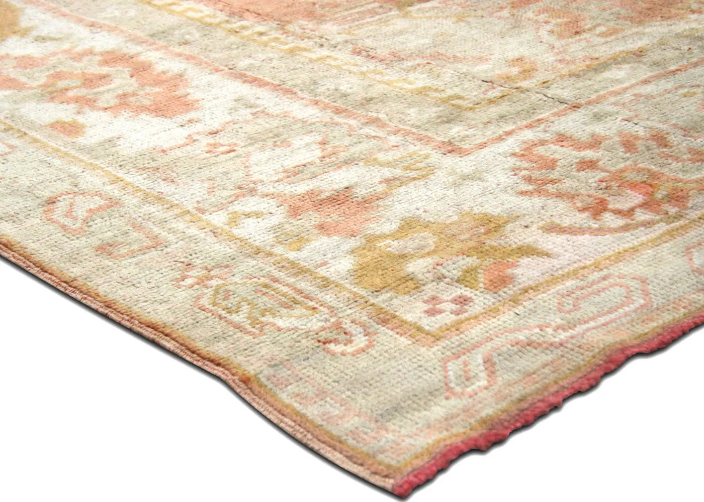 Antique Turkish Oushak Rug - 9'1" x 12'8"