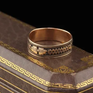 Antique Victorian 10K Yellow Gold Band - Size 6 3/4