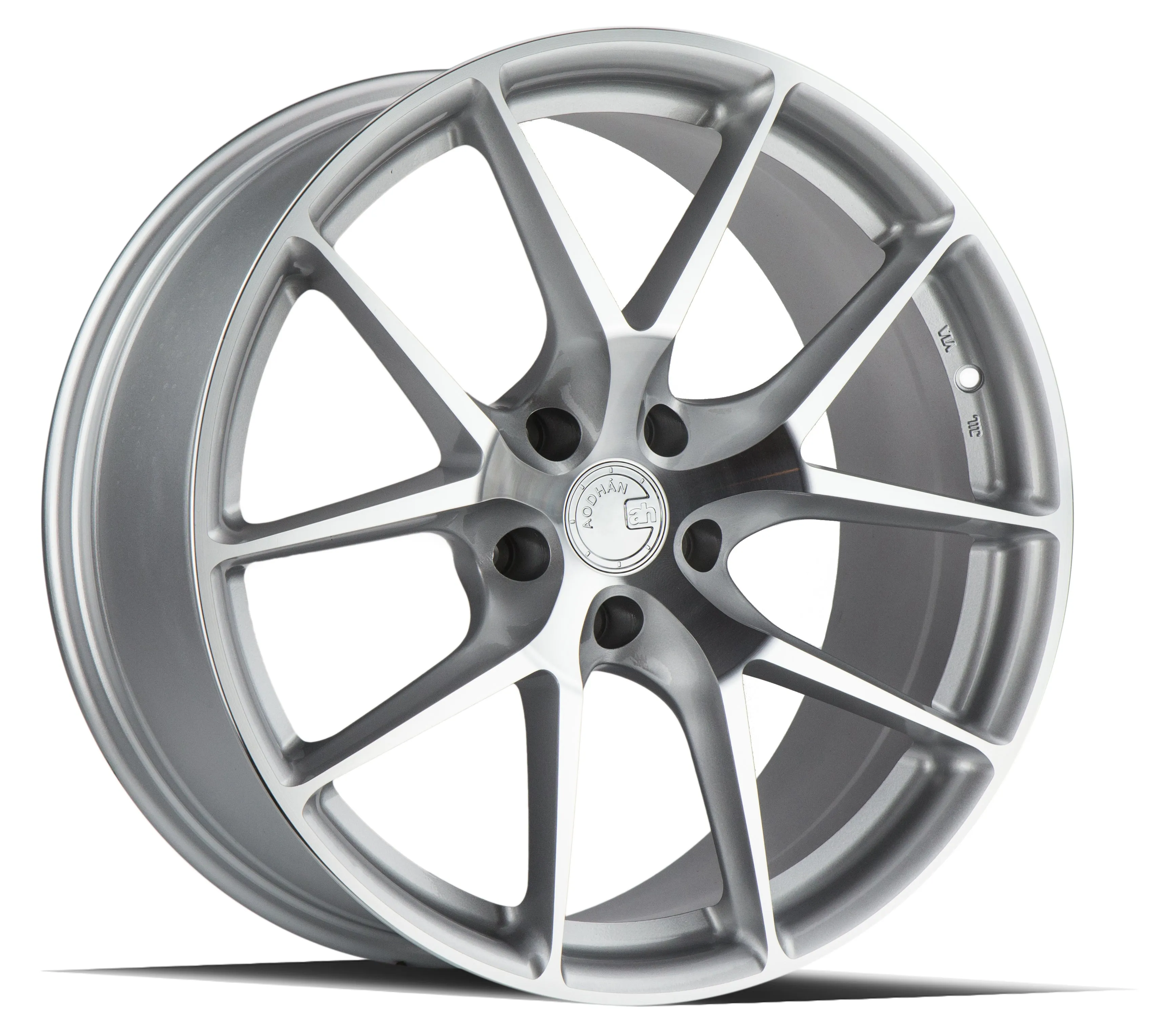 Aodhan LS007 19x8.5 5X120  35 Silver Machined Face