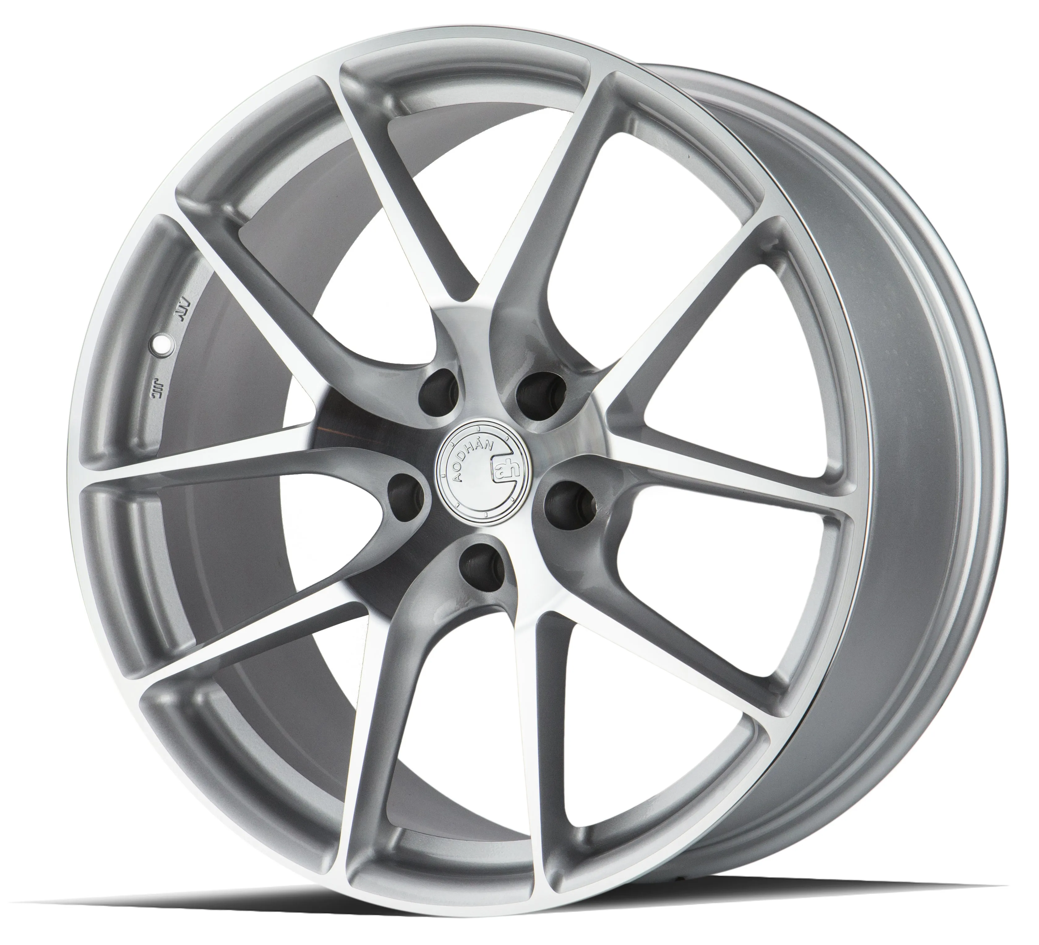 Aodhan LS007 19x8.5 5X120  35 Silver Machined Face