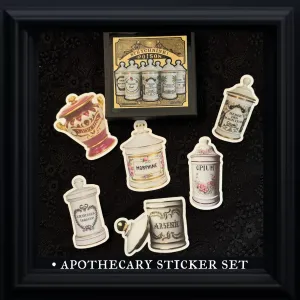 Apothecary sticker set