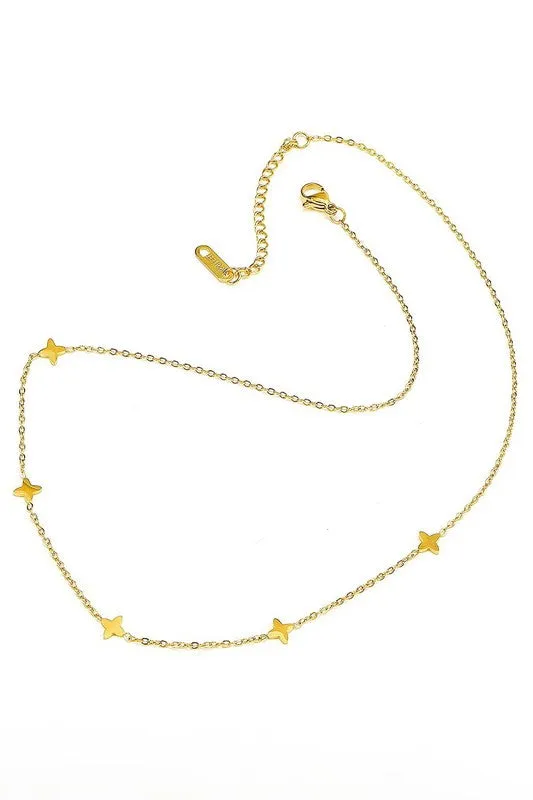 Arbury Mini Cross Necklace