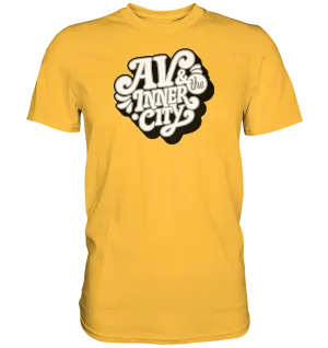 AV & the Inner City / Black and White  Logo - Premium Shirt