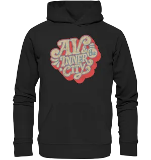 AV & the Inner City / Premium Hoodie with Orange and Yellow Logo