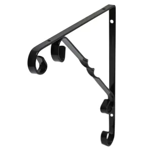 B Org Ornamental Bracket 25x25cm Black