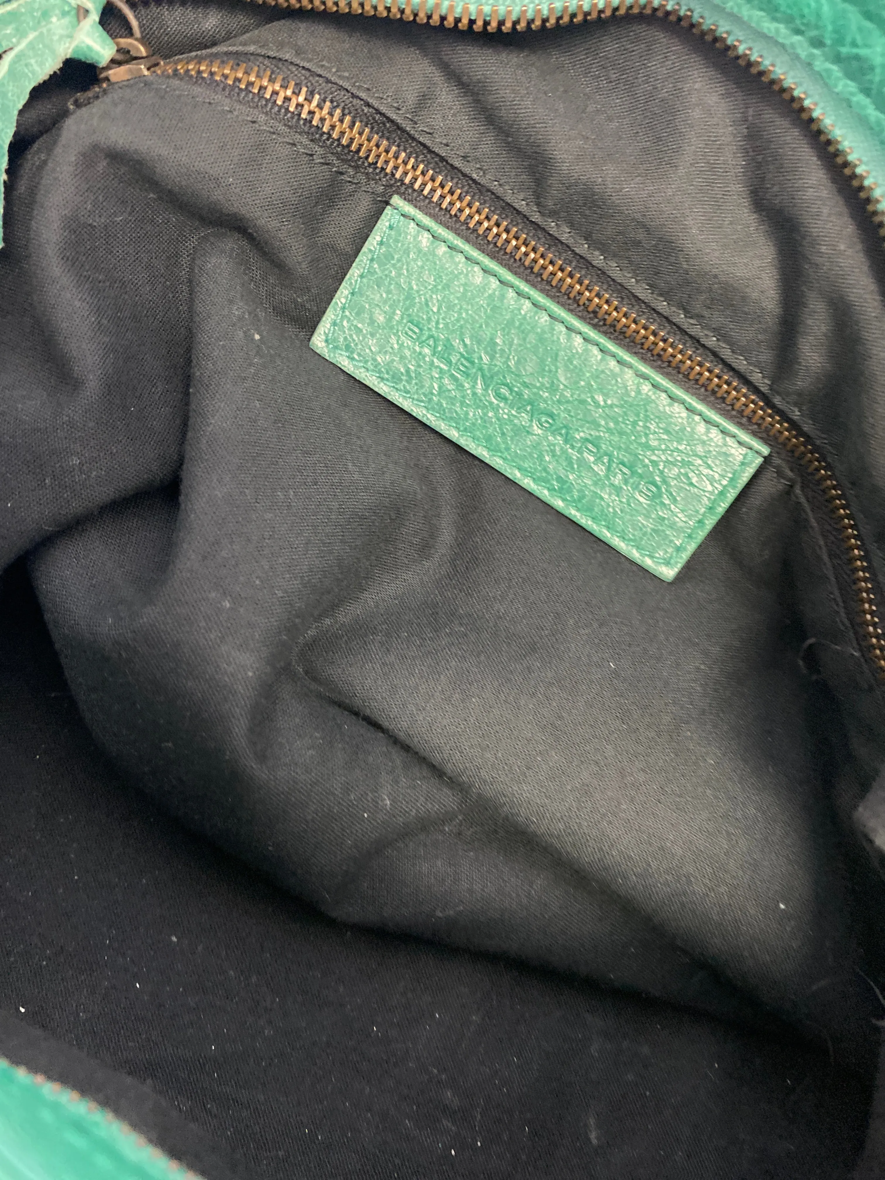 Balenciaga classic City Purse in Turquoise