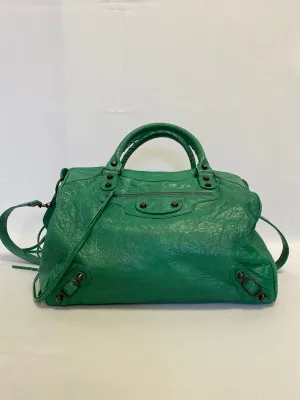 Balenciaga classic City Purse in Turquoise