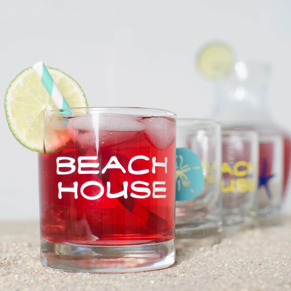 Beach House Rocks Glasses