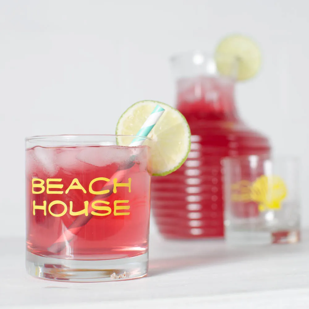 Beach House Rocks Glasses