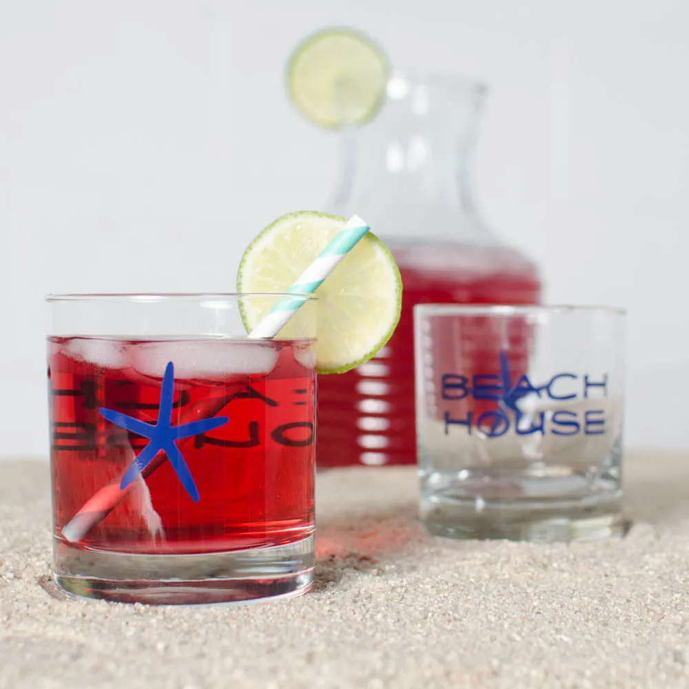 Beach House Rocks Glasses