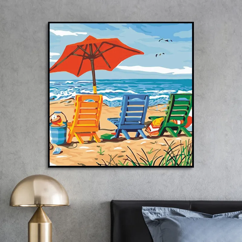 Beach Paint By Numbers Kits Uk VM92015