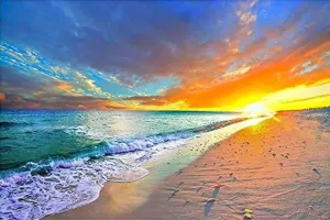 Beach Paint By Numbers Kits UK VM95760