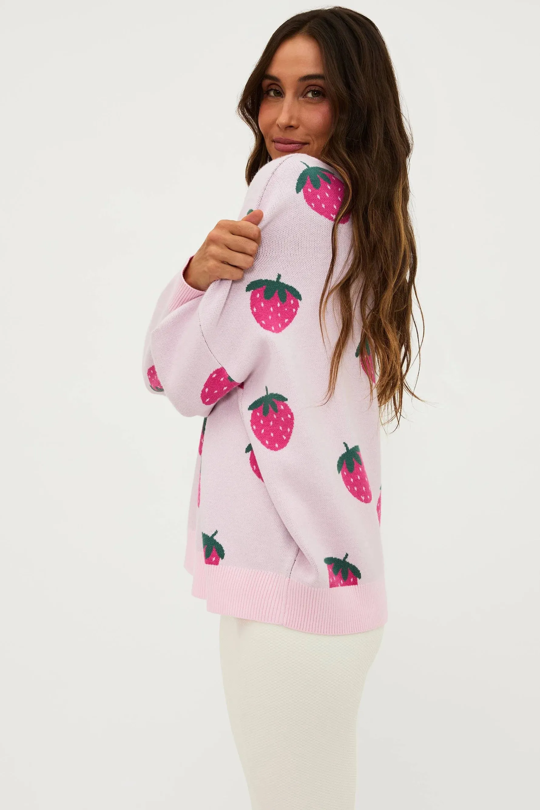 Beach Riot Joey Strawberry Sweatshirt