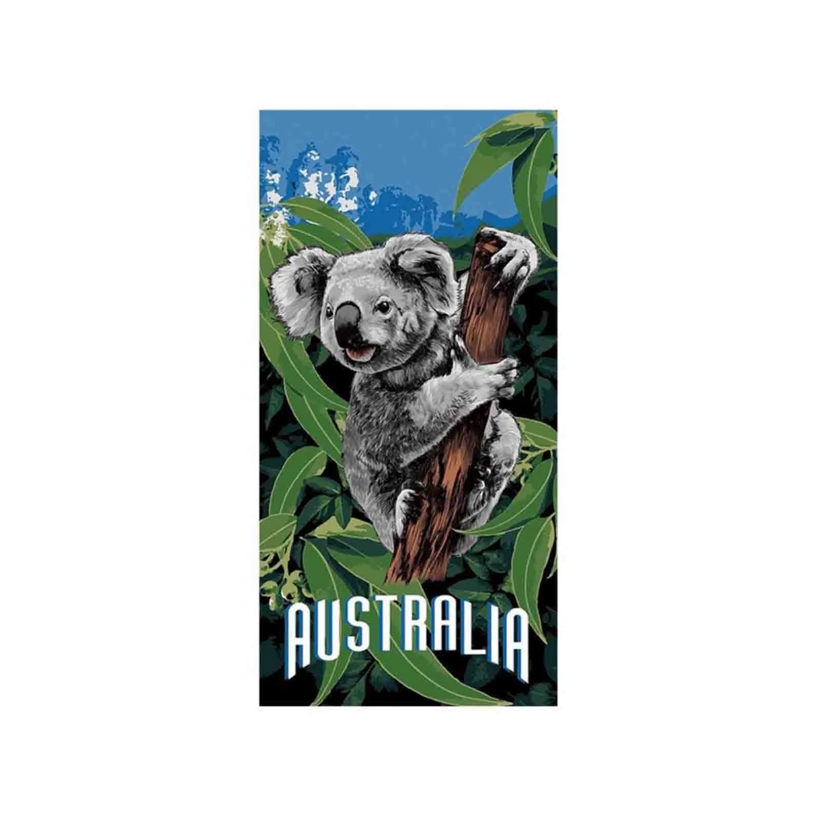 Beach Towel Koala On Tree