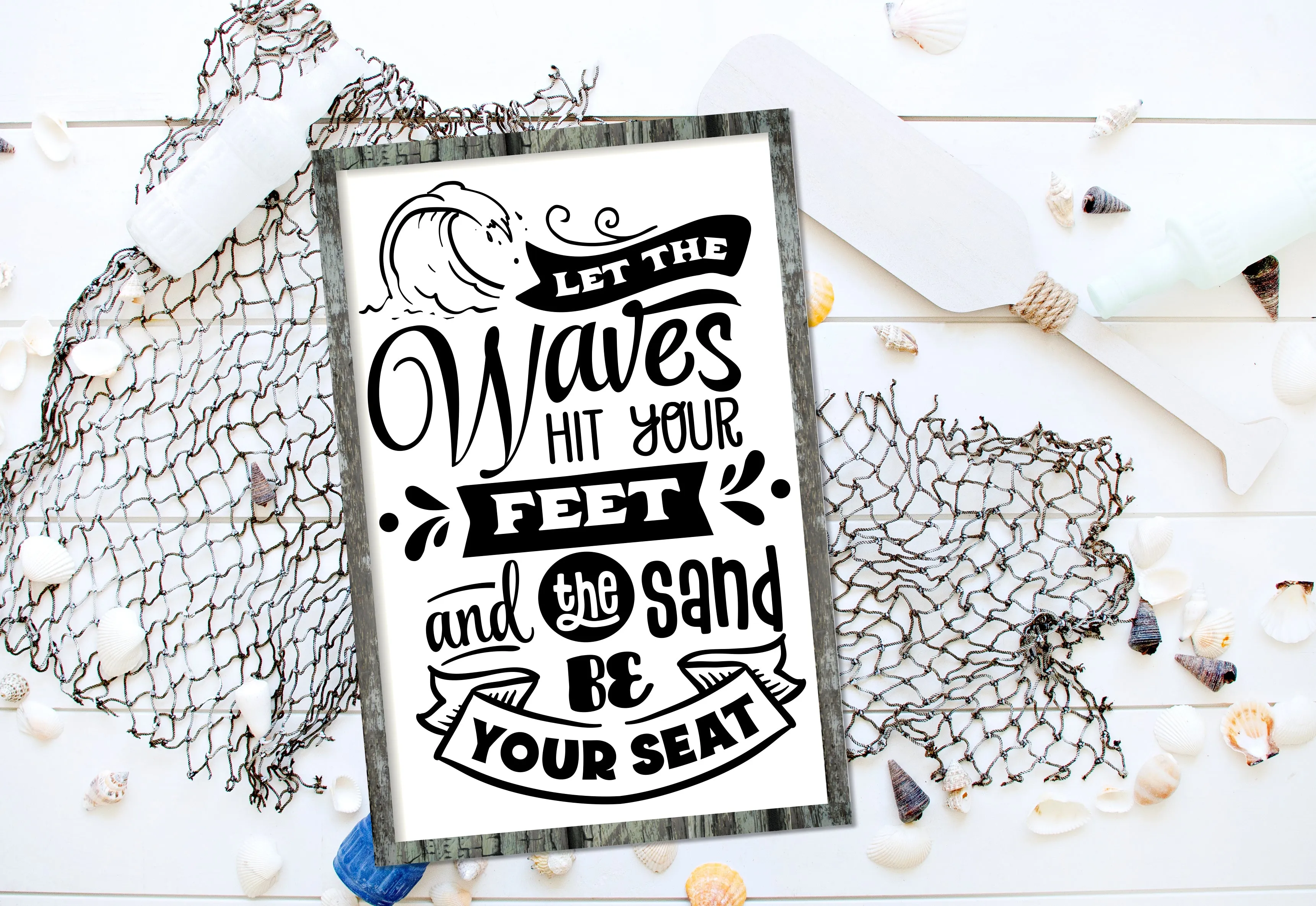 Beach Vibes Collection -Framed Décor