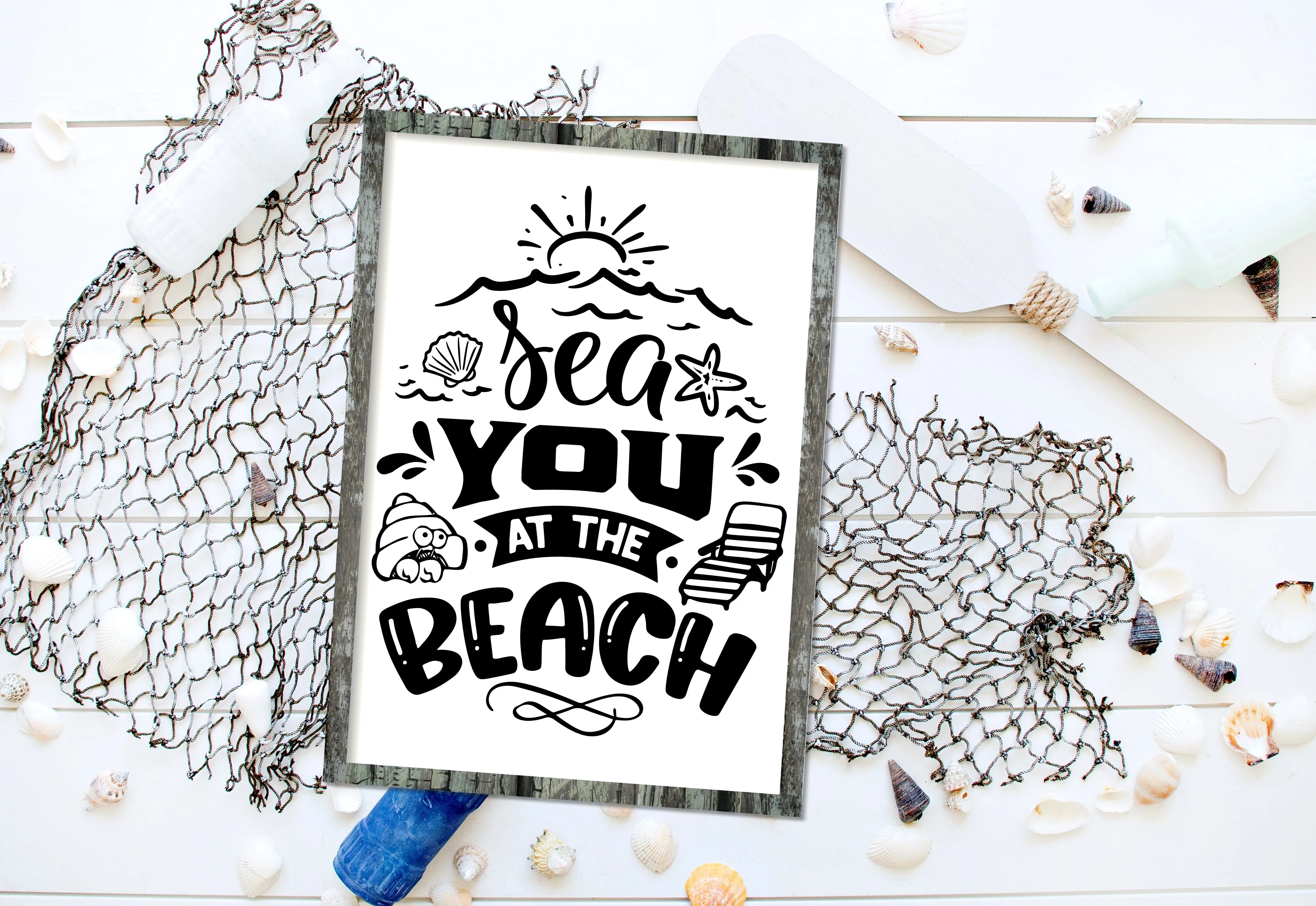 Beach Vibes Collection -Framed Décor