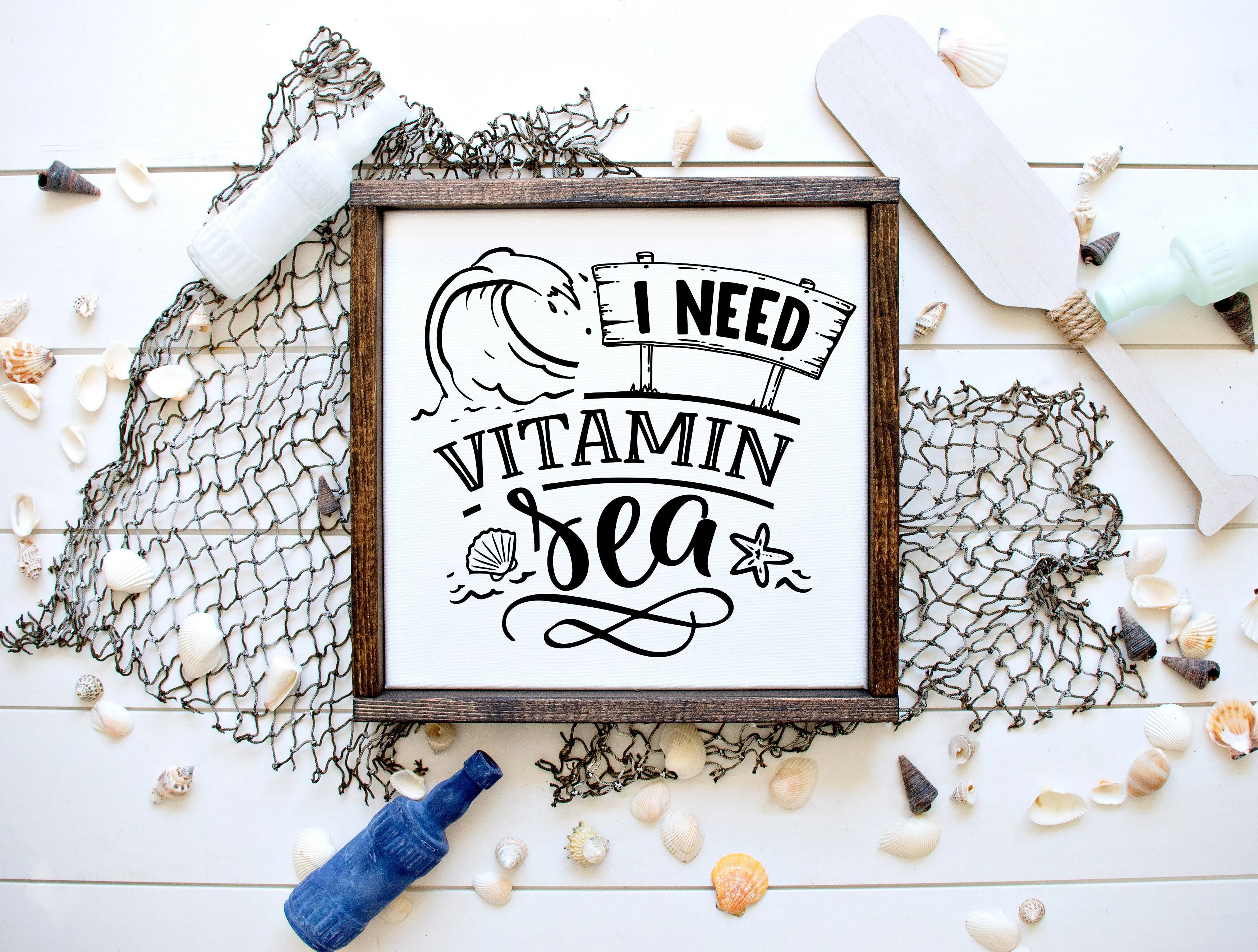 Beach Vibes Collection -Framed Décor