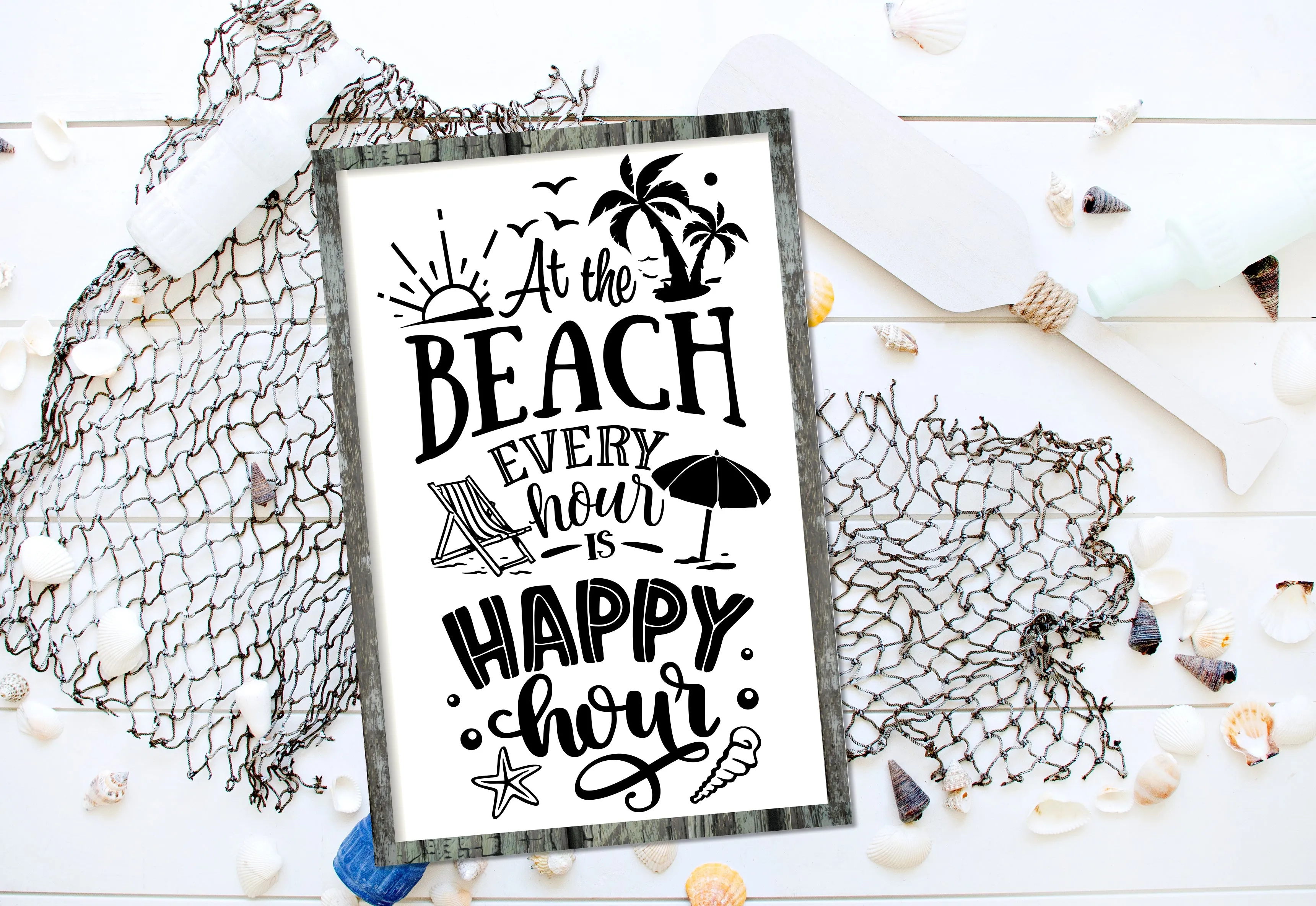 Beach Vibes Collection -Framed Décor