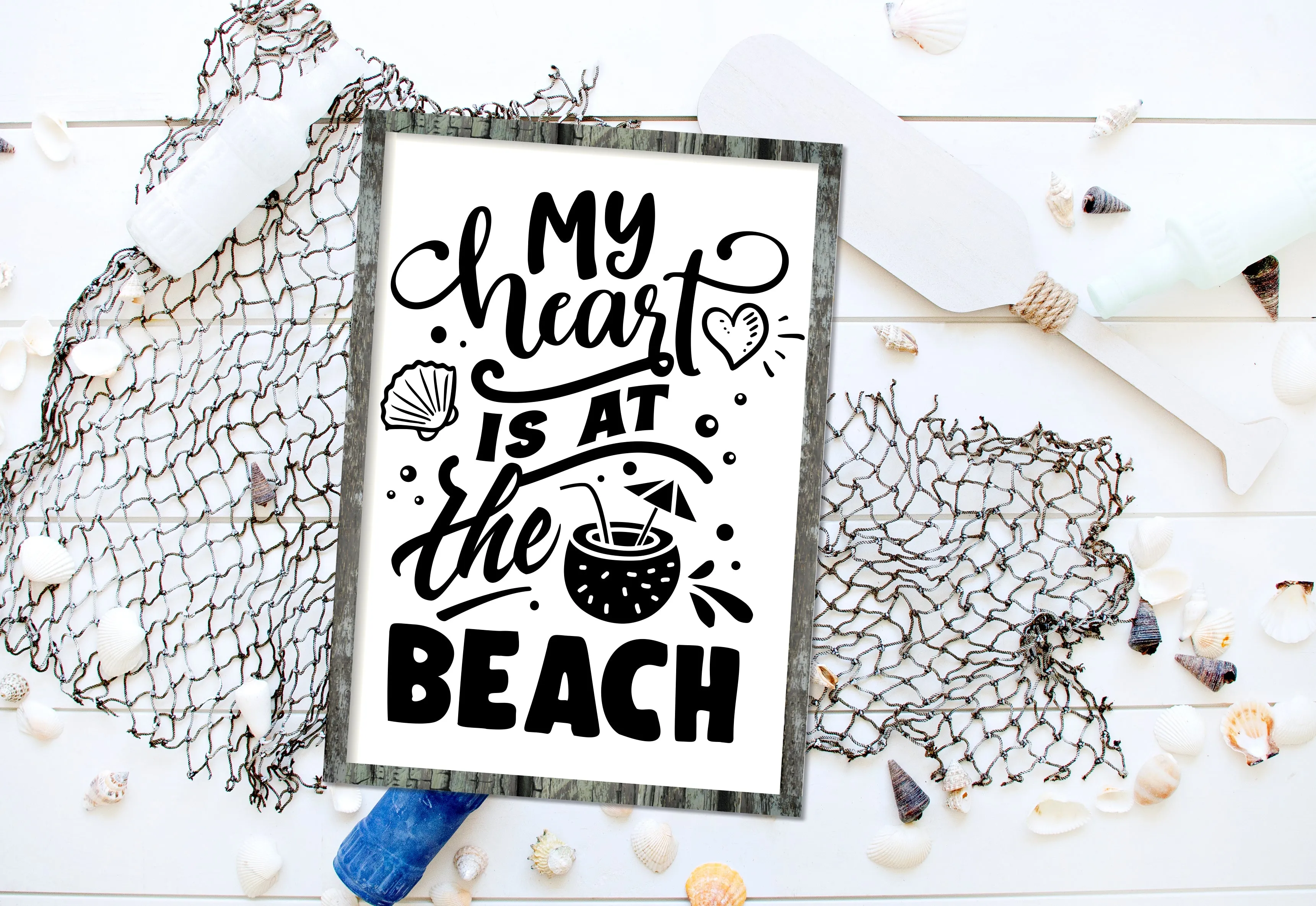 Beach Vibes Collection -Framed Décor
