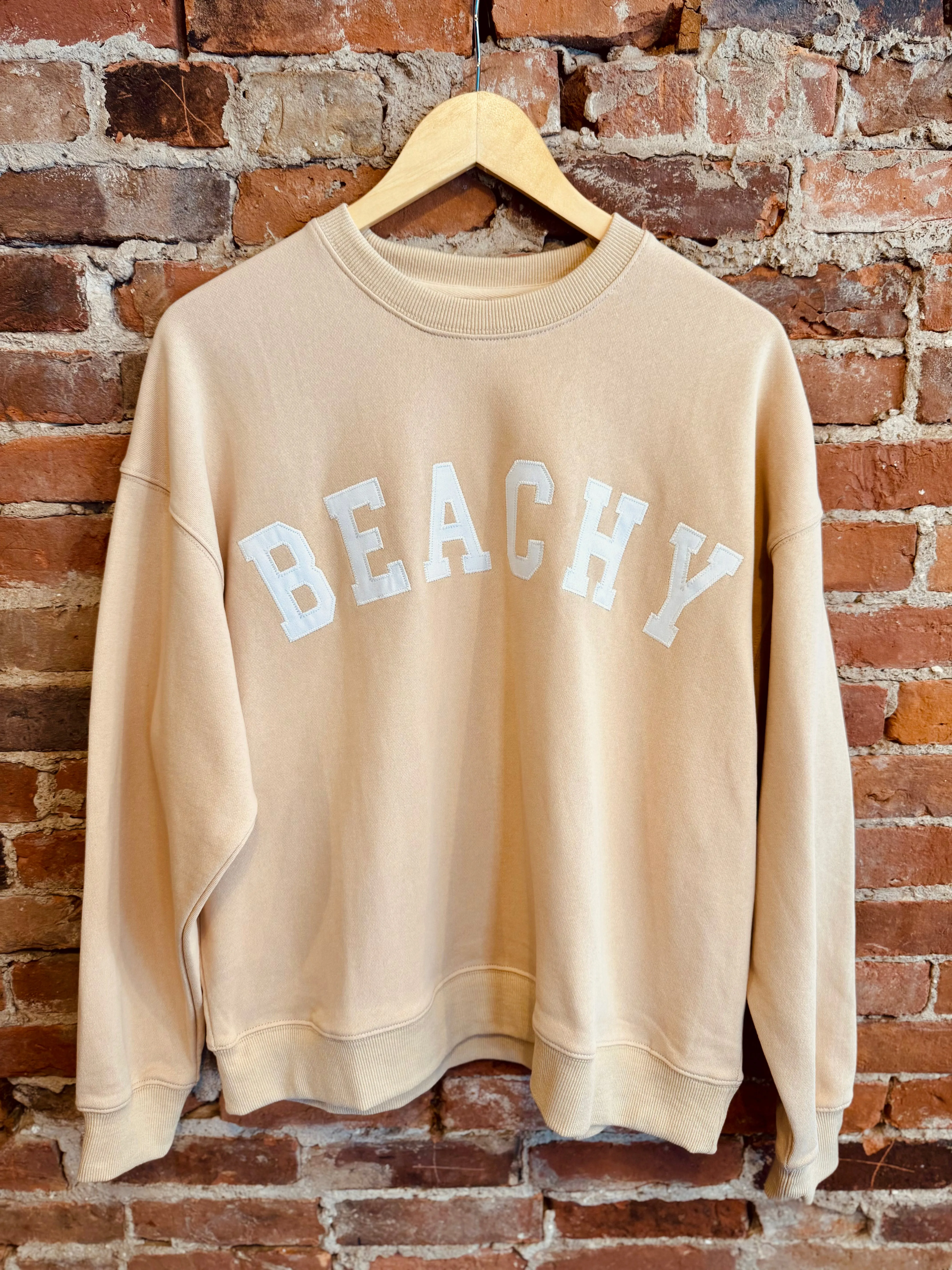 Beachy Crew Neck Sweatshirt - Two Colors
