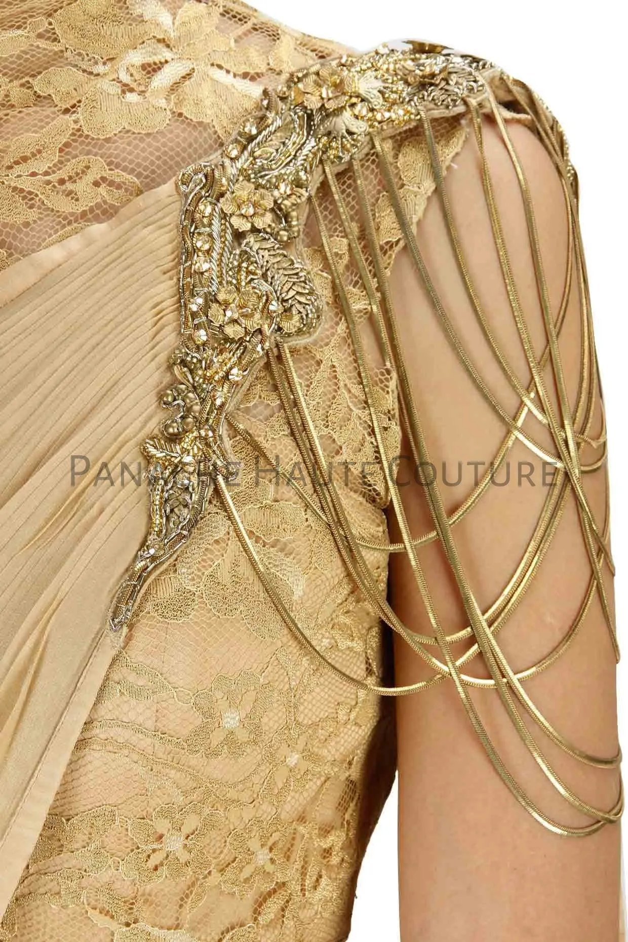 Beige Color Designer Saree Gown Online