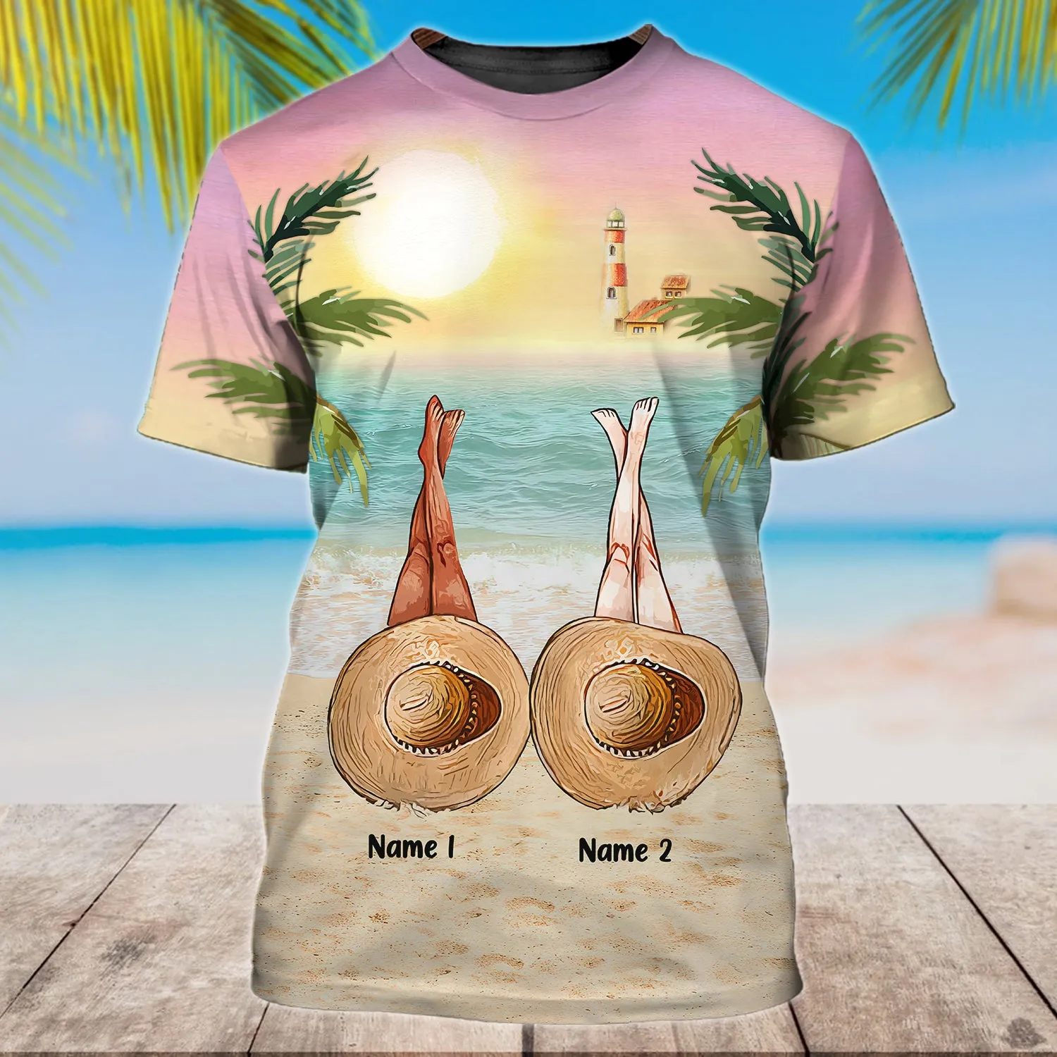 Best Friend - Personalized Name 3D T Shirt 12- Lta98