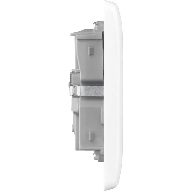 BG 822/HC White Moulded Slim Double Switched 13A Power Socket with Smart Home Control