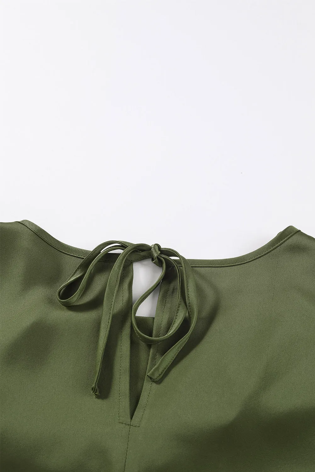 Black Cowl Neck Long Sleeve Elegant Blouse