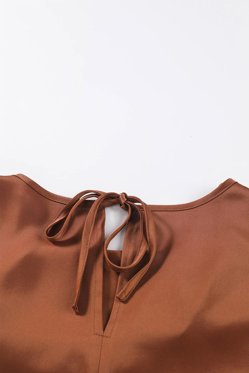 Black Cowl Neck Long Sleeve Elegant Blouse
