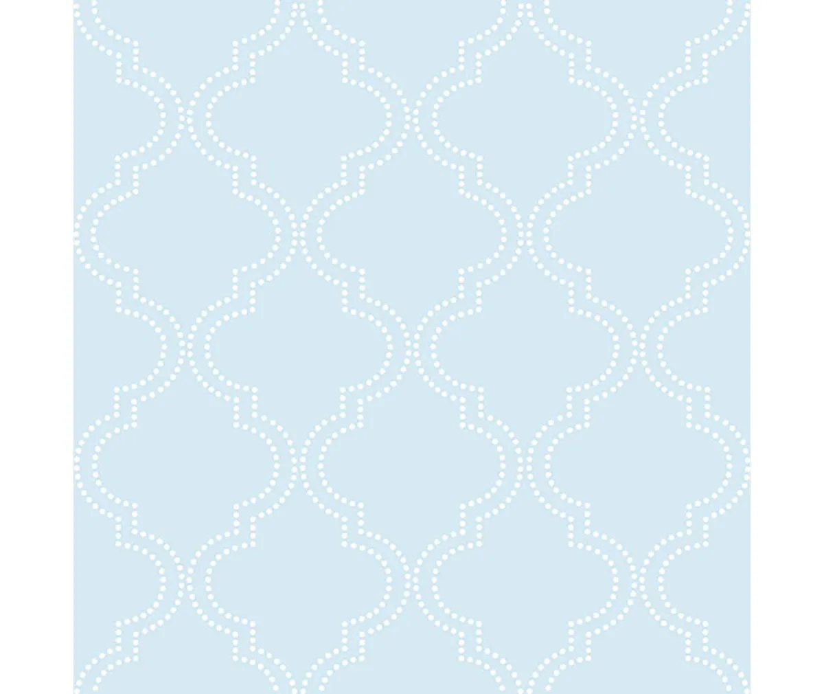 Blue Quatrefoil Peel & Stick Paper