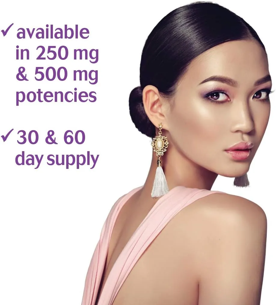 Bluebonnet Nutrition Beautiful Ally Resveratrol 500mg, Protect Skin Integrity*, Non-GMO, Vegan, Gluten-Free, Soy-Free, Dairy-Free, 30 Vegetable Capsules, 30 Servings