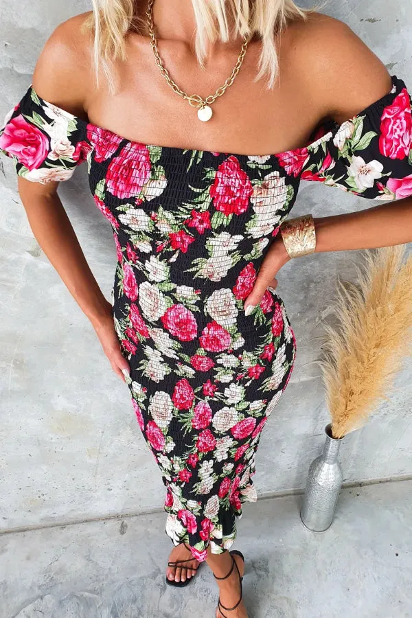 BOTANIC MIDI DRESS