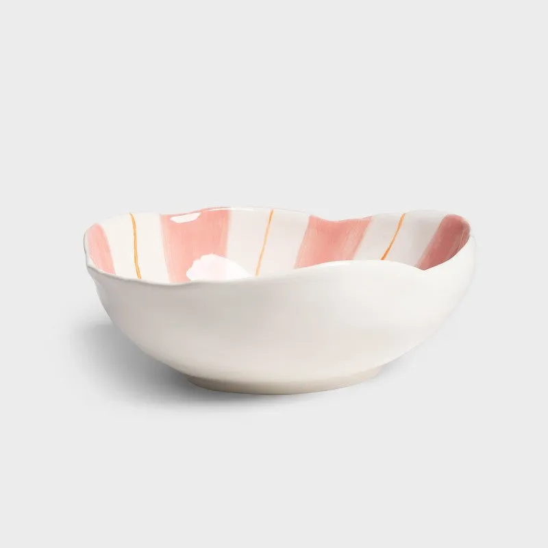 Bowl ray pink large