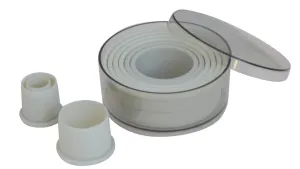 BOX OF 9-ROUNDED CUTTERS RANGE 0.8-4"