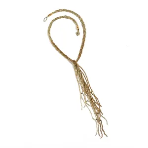 Braided Collar with Pyrite