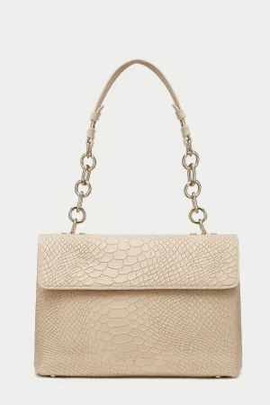 Briella SABBIA Cream Leather Handbag