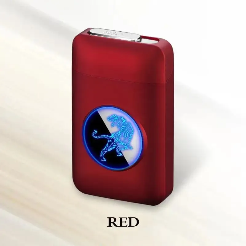 BRIQUET TEMPÊTE AVEC BOÎTE DE RANGEMENT POUR LE TABAC